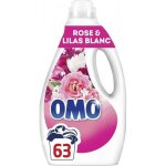 Omo lessive liquide rose & lilas blanc x63 2. 7l