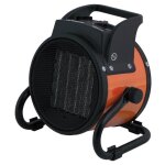 Orbegozo fhr 2040 int�rieure noir, orange 2000 w chauffage �lectrique � bain d'huile