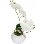 Orchid�e artificielle en pot, 25 cm