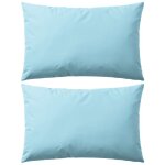 Oreiller d'extérieur 2 pcs 60 x 40 cm bleu clair vidaxl vidaxl Oreiller d'extérieur 2 pcs 60 x 40 cm bleu clair vidaxl vidaxl