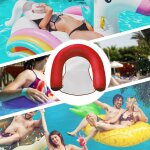 Oreiller de piscine gonflable réutilisable, accessoire de piscine d'été pour enfants, cadeau d'anniversaire ... Oreiller de piscine gonflable réutilisable, accessoire de piscine d'été pour enfants, cadeau d'anniversaire ...