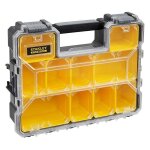 Organiseur profondeur fatmax 10 compartiments amovibles stanley 1 - 97 - 521 106 mm