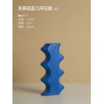 Ornement d'art en cramique bleu klein dcoration de maison crative ornement de vase cadeau de pendaison ...