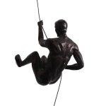 Ornements de confrontation murale d'athlte d'escalade, figurines de maison, homme d'escalade, sculpture ...