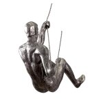 Ornements de confrontation murale d'athlte d'escalade, figurines de maison, homme d'escalade, sculpture ...