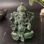 Ornements de document en bronze intensifis de bouddha de ganesha, sculptures de dieu hindou d'lphant ...