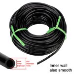 Outils d'irrigation 4 / 7mm, tuyau d'arrosage de 20m, micro tuyau d'irrigation, tuyau d'�gouttage de ...