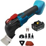Outil multifonction oscillant à batterie angle d'oscillation avecpièces d'outils accessoires coupe, (batterie ... Outil multifonction oscillant à batterie angle d'oscillation avecpièces d'outils accessoires coupe, (batterie ...