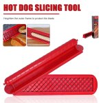 Outil de tranchage pour chien, pour barbecue, trancheurs de saucisses portables, outil de cuisine, pour ...