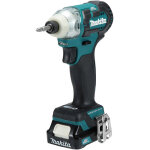 Outillage - visseuse � percussion s�ns fil 12v, 2 batteries li - ion cxt 2, 0 ah, chargeur td111ds�e ...