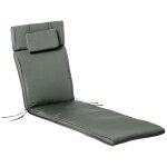 Outsunny matelas bain de soleil - coussin de transat - matelas de chaise longue - dim. 198l x 53l x 5h ...