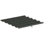 Outsunny toile de rechange pergola r�tractable 3 m polyester gris