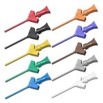 P5003 lot de 10 mini - pinces de test pour circuits integres cms pour fils de liaison