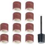 Pack de 10 bandes abrasives proxxon micromot avec porte - outil 13 x 14 mm