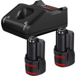 Pack de 2 batteries gba 12v 3. 0ah + chargeur bosch gal 12v - 40 professional