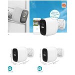Pack 2 cam�ras surveillance ext�rieure wi - fi 4mp full hd 1080p ip65 accu 5 mois support msd