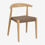 Pack de 2 chaises de jardin en bois de teck celle bois naturel