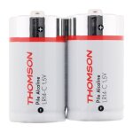 Pack 2 piles alcalines lr14 c 1, 5 v - thomson