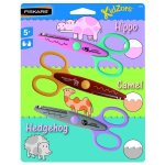 Pack de 3 ciseaux cranteurs kidzors¿ animaux du zoo fiskars Pack de 3 ciseaux cranteurs kidzors¿ animaux du zoo fiskars