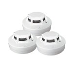 Pack de 3 detecteurs de fumee sans fil