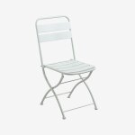 Pack de 4 chaises de jardin pliantes janti iceberg