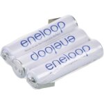 Pack d'accus 3x lr03 (aaa) nimh panasonic 129674 3. 6 v 750 mah