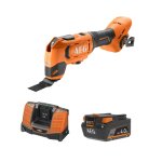 Pack aeg 18v - outil multifonctions brushless - batterie 4. 0 ah - chargeur Pack aeg 18v - outil multifonctions brushless - batterie 4. 0 ah - chargeur