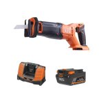 Pack aeg 18v - scie sabre 28 mm - batterie 4. 0 ah - chargeur