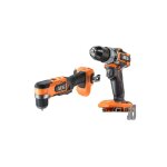 Pack aeg perceuse  percussion - perceuse - visseuse d'angle - 18 v - subcompact - brushless
