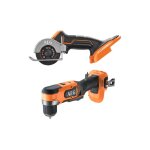 Pack aeg perceuse - visseuse d'angle - mini scie multi - matriaux - 18 v - subcompact - brushless