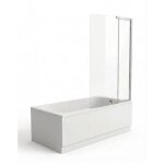 Pack bain - douche 160x85cm droite malice avec pare - bain 2 volets et tablier frontal + lat�ral jacob ...