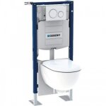 Pack - bti - support duofix - autoportant avec - plaque sigmacompact carne geberit