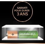 Pack blister de 4 piles rechargeables duracell duralock type aa 1, 2v