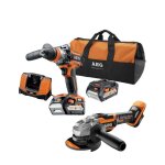Pack brushless perceuse visseuse aeg 18v bsb18cbl - 502c - meuleuse 18v bews18 - 125bl - 0 - 2 batteries ... Pack brushless perceuse visseuse aeg 18v bsb18cbl - 502c - meuleuse 18v bews18 - 125bl - 0 - 2 batteries ...