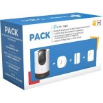 Pack camra de surveillance tp - link tapo intrieure blanc et noir capteur de mouvement dtcteur d'ouverture ...