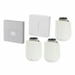 Pack connected home : hub + thermostat filaire + 3 ttes thermostatiques - siemens : pack3