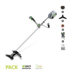 Pack d�broussailleuse �lectrique sans fil ego power bc3800e batterie 56v chargeur et accessoires