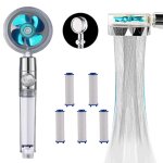 Pack douchette + 5 recharges filtres savewater power venteo pommeau de douche avec hélice haute pression ... Pack douchette + 5 recharges filtres savewater power venteo pommeau de douche avec hélice haute pression ...