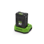 Pack greenworks 60v - 1 batterie 2, 0ah lithium - ion - 1 chargeur - gsk60b2