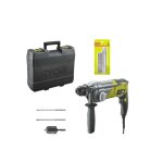Pack marteau perforateur ryobi sdsplus 680 w rsds680 - ka2 - kit 3 forets ryobi plus 2 burins sds + - ...