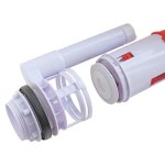 Pack mécanisme wc câble double chasse + robinet flotteur alimentation réversible Pack mécanisme wc câble double chasse + robinet flotteur alimentation réversible