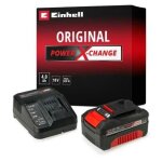 Pack compresseur  air pressito 18 / 25 hybrid + starter kit batterie 4, 0 ah einhell