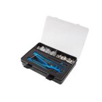 Pack comprenant une pince � sertir, un d�nudeur universel et des connecteurs rj45 ftp / utp lanberg