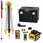Pack pro niveau laser rotatif double pente - faisceaux rouges - usb - c - dewalt - dcle15211rl - qw