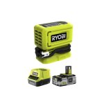Pack ryobi 18v compresseur - 11 bars - 1 batterie 4, 0ah - 1 chargeur