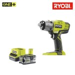 Pack ryobi boulonneuse  chocs 18v one + r18iw3 - 0 - 1 batterie 5. 0ah - 1 chargeur rapide 2. 0ah rc18120 ...
