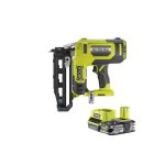 Pack ryobi cloueur de finition  air comprim 18 v one + r16gn18 - 0 - 1 batterie 2. 5ah - 1 chargeur ...