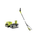 Pack ryobi elagueur � chaine sur perche 18v one + opp1820 - 1 batterie 5. 0ah - 1 chargeur rapide 2. ...