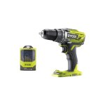 Pack ryobi - perceuse - visseuse r18dd3 - 0 - 18v one + sans batterie ni chargeur - coffret 46 accessoires ...