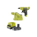 Pack ryobi pistolet � colle 18v one + rglm18 - 0 - 1 batterie 2. 0ah - 1 chargeur rapide